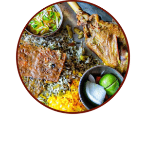 Baghali Pollo & Lamb Shank