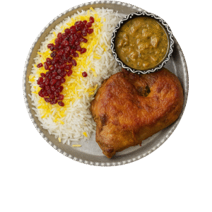 Zereshk Polo&Chicken Leg